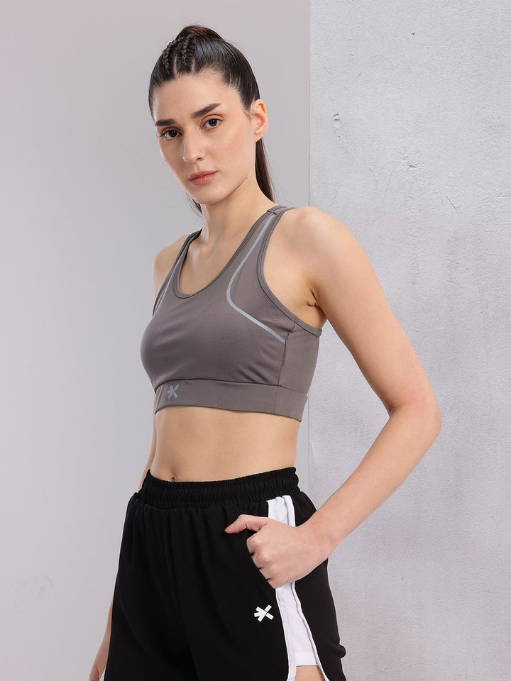 HRX by Hrithik Roshan Racerback Full Coverage Lightly Padded Training Bra KT470_03_B