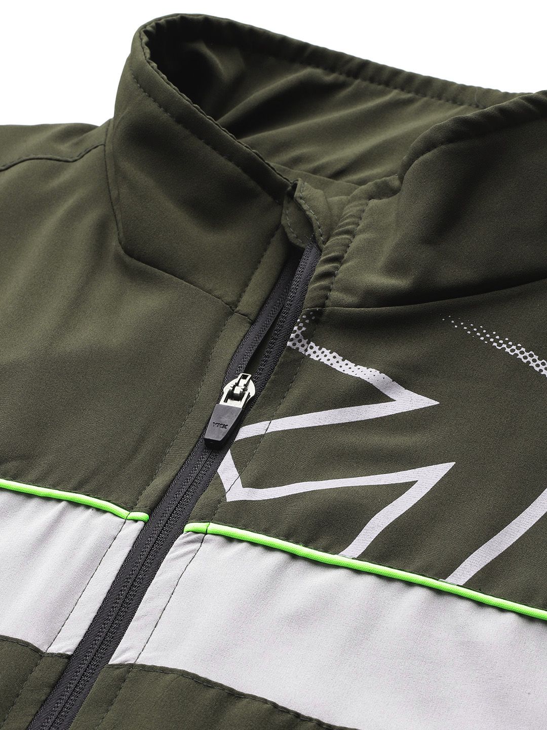 HRX by Hrithik Roshan Brand Logo Printed Rapid-Dry Running Zip-Up Tracksuit