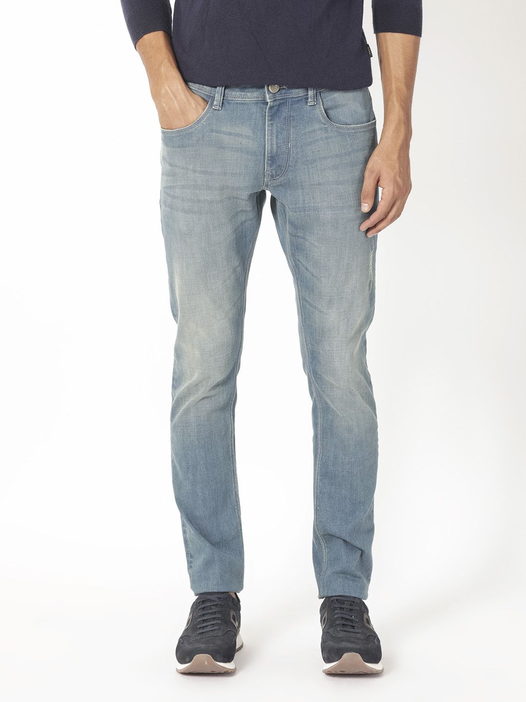 RARE RABBIT Men Grimm Slim Fit Cotton Jeans