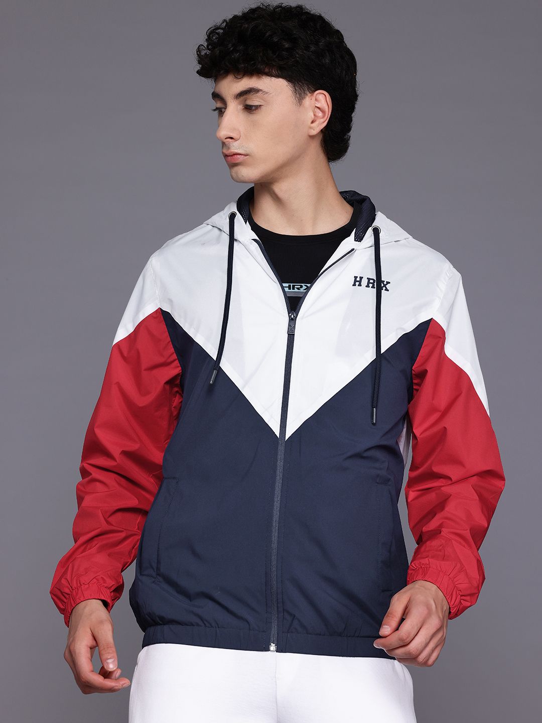 HRX by Hrithik Roshan Colourblocked Lifestyle Jacket
