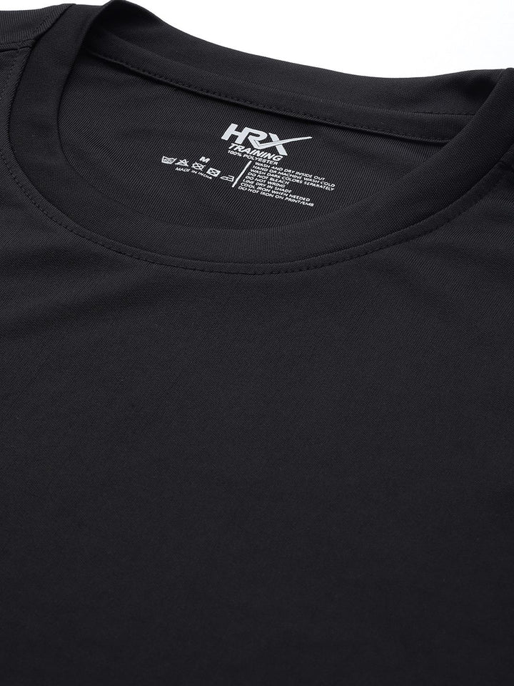 HRX by Hrithik Roshan Typography Printed Rapid-Dry Training or Gym T-shirt
