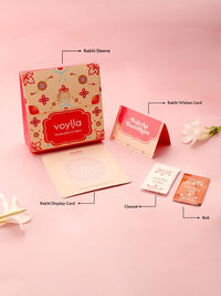 Voylla Men Benang Rekaan Tradisional Mutiara Rakhi