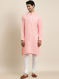 Anug by SOJANYA Men Pink Kurta