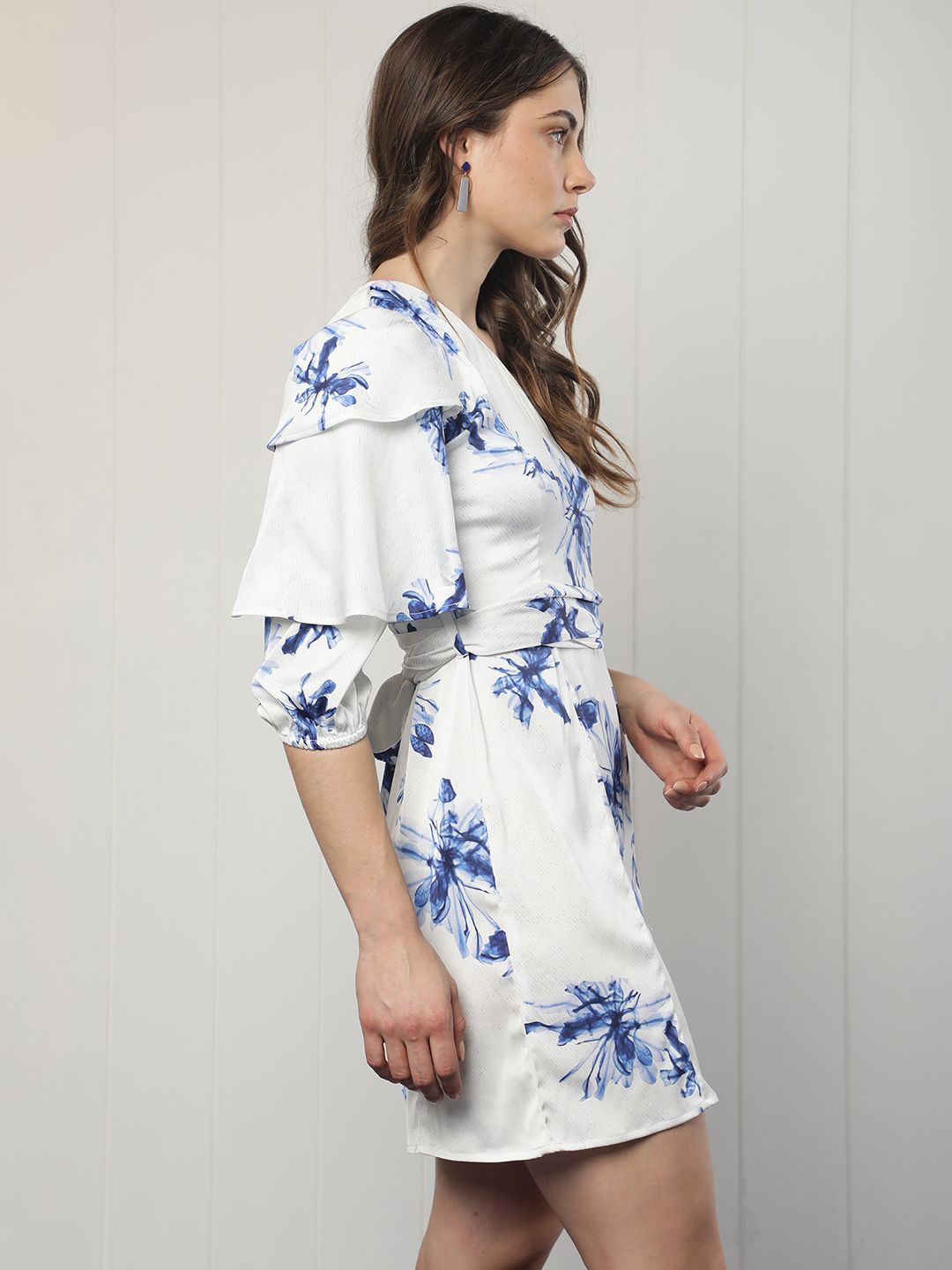 RAREISM One Shoulder Floral Dress
