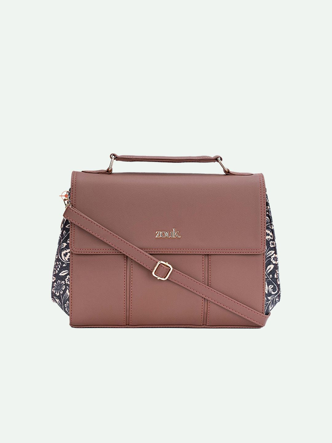 ZOUK Women FloMotif Rhea Kapoor Satchel Bag