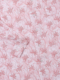 VASTRADO Classic Floral Printed Spread Collar Creased  Shirt