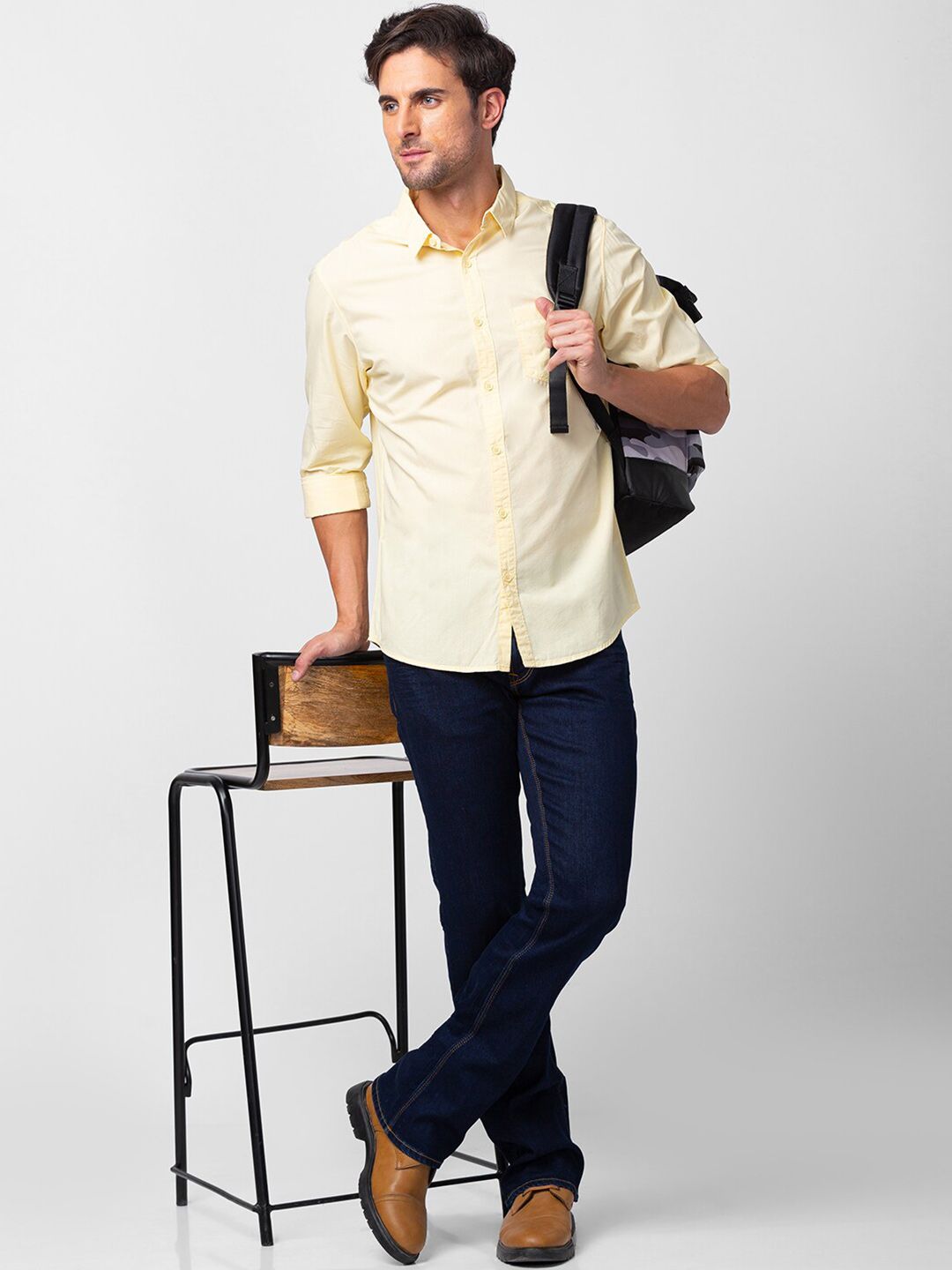 SPYKAR Men Slim Fit Casual Shirt