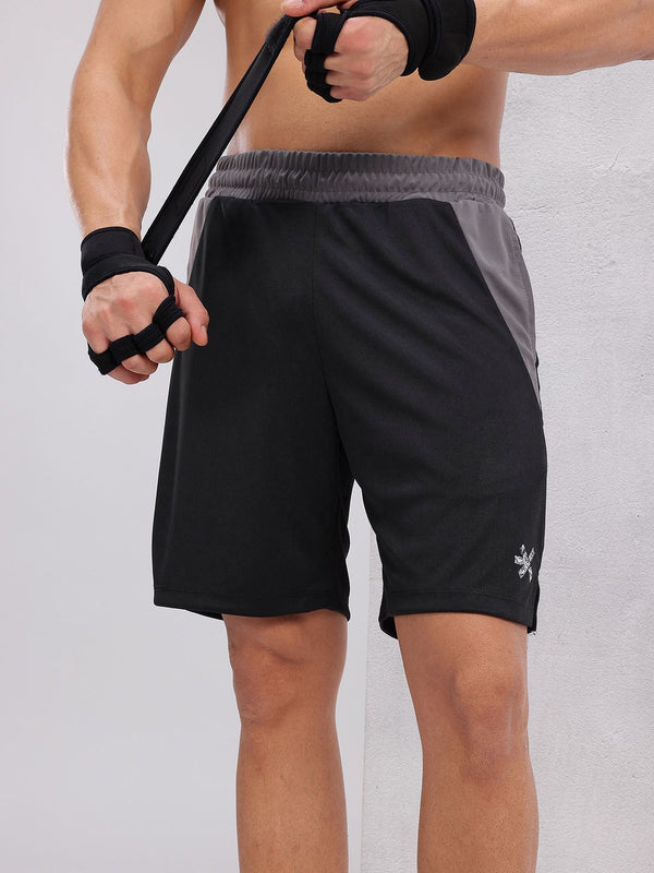 HRX oleh Hrithik Roshan Men Mid-Rise Shorts Latihan