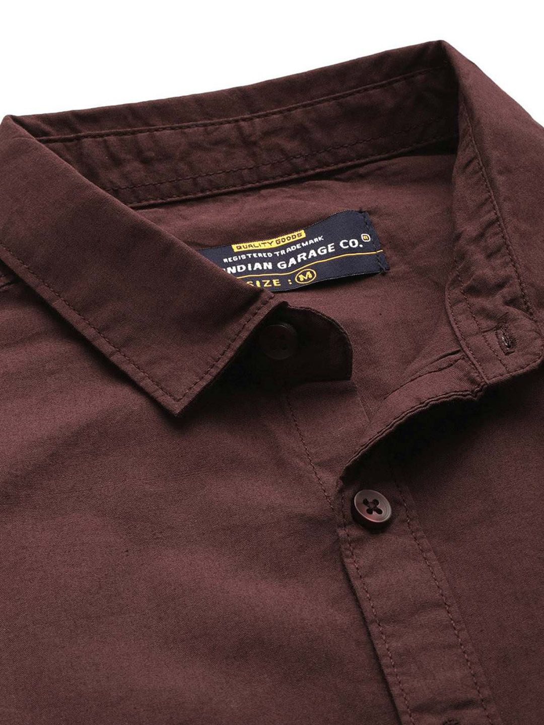 The Indian Garage Co Men Slim Fit Opaque Casual Shirt