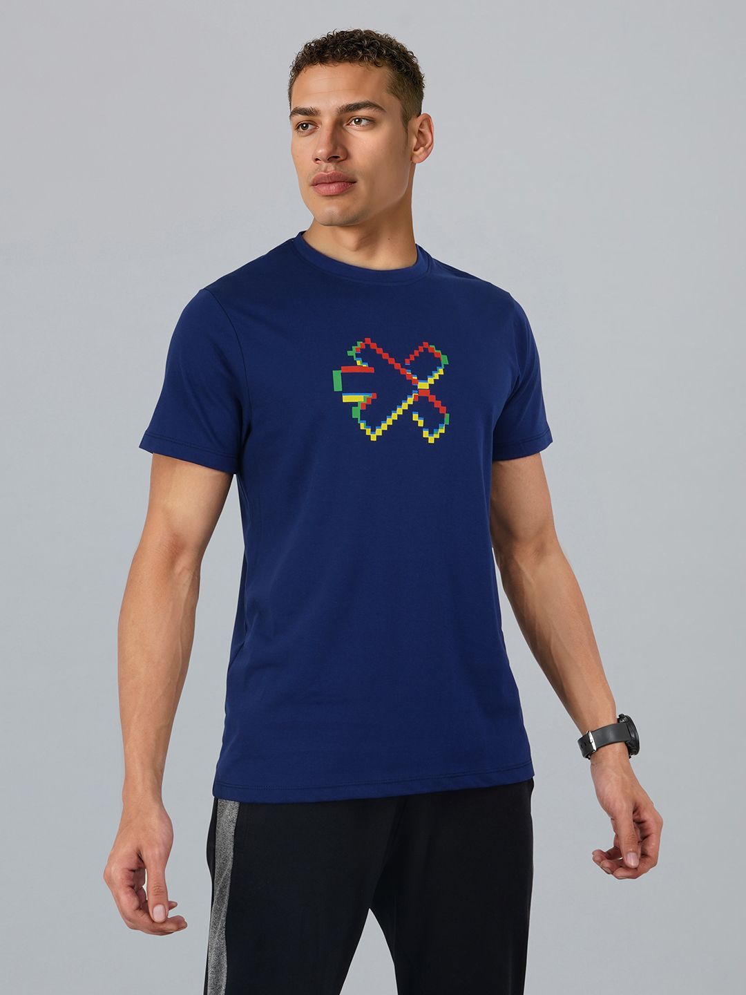 HRX by Hrithik Roshan Men Brand Logo Printed T-shirt