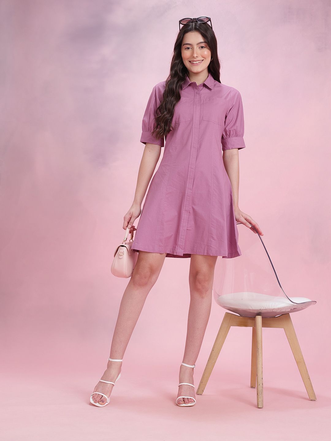 DressBerry Pure Cotton Shirt Dress