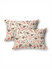 BOMBAY DYEING Epigram Cream-Coloured Printed Pure Cotton 120 TC Queen Bedsheet Set 2.24 m X 2.54 m