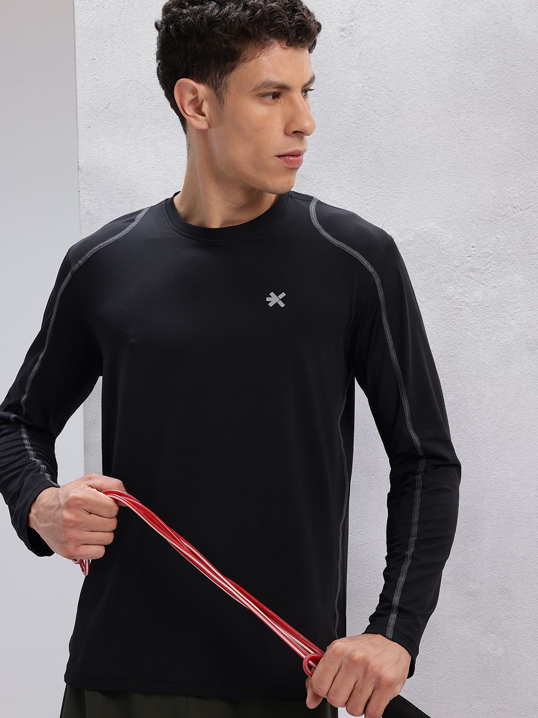 HRX by Hrithik Roshan Men Panelled Training T-shirt