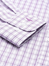 Park Avenue Slim Fit Pure Cotton Checked Formal Shirt