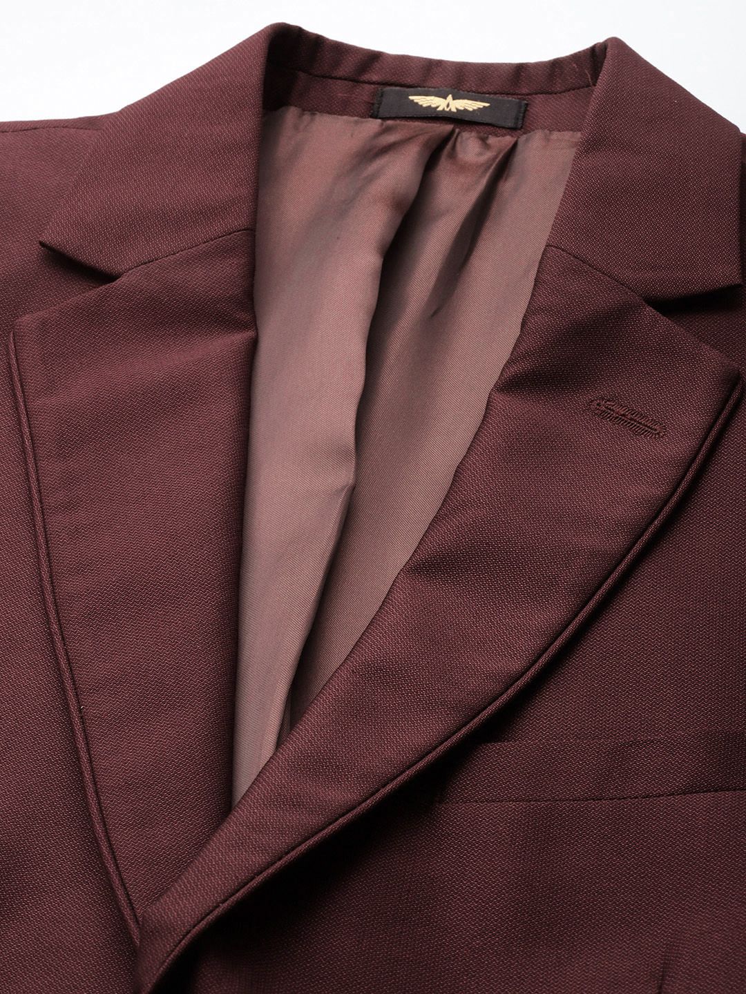 Park Avenue Self Design Single Breasted Super Slim Fit 3 Piece Party Suits