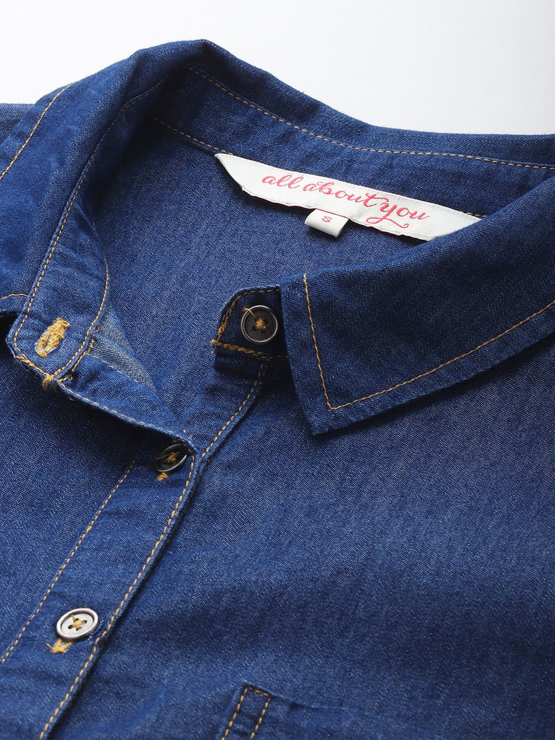 all about you Chambray Opaque Casual Shirt