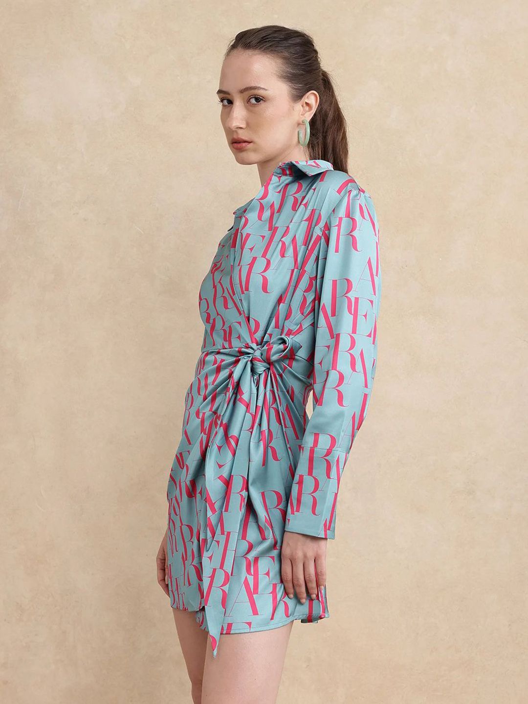 Rareism Women Abstract Dress Printed