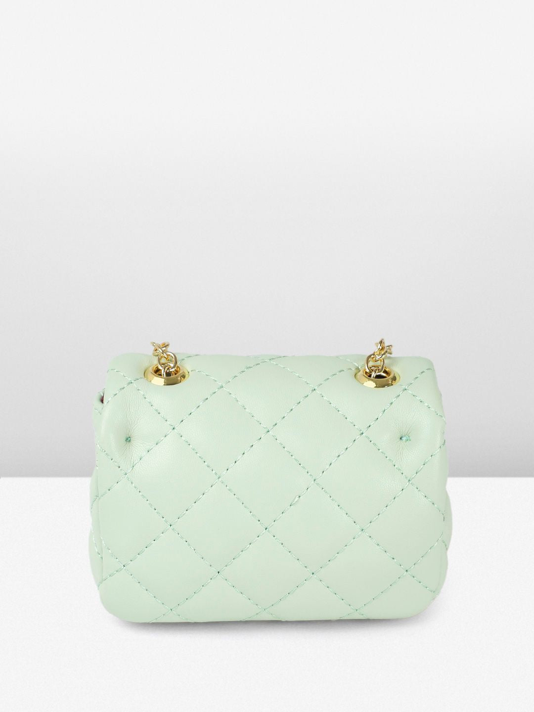 DressBerry Textured Miniature Sling Bag with Quilted