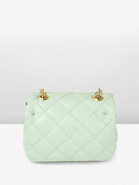 DressBerry Textured Miniature Sling Bag with Quilted