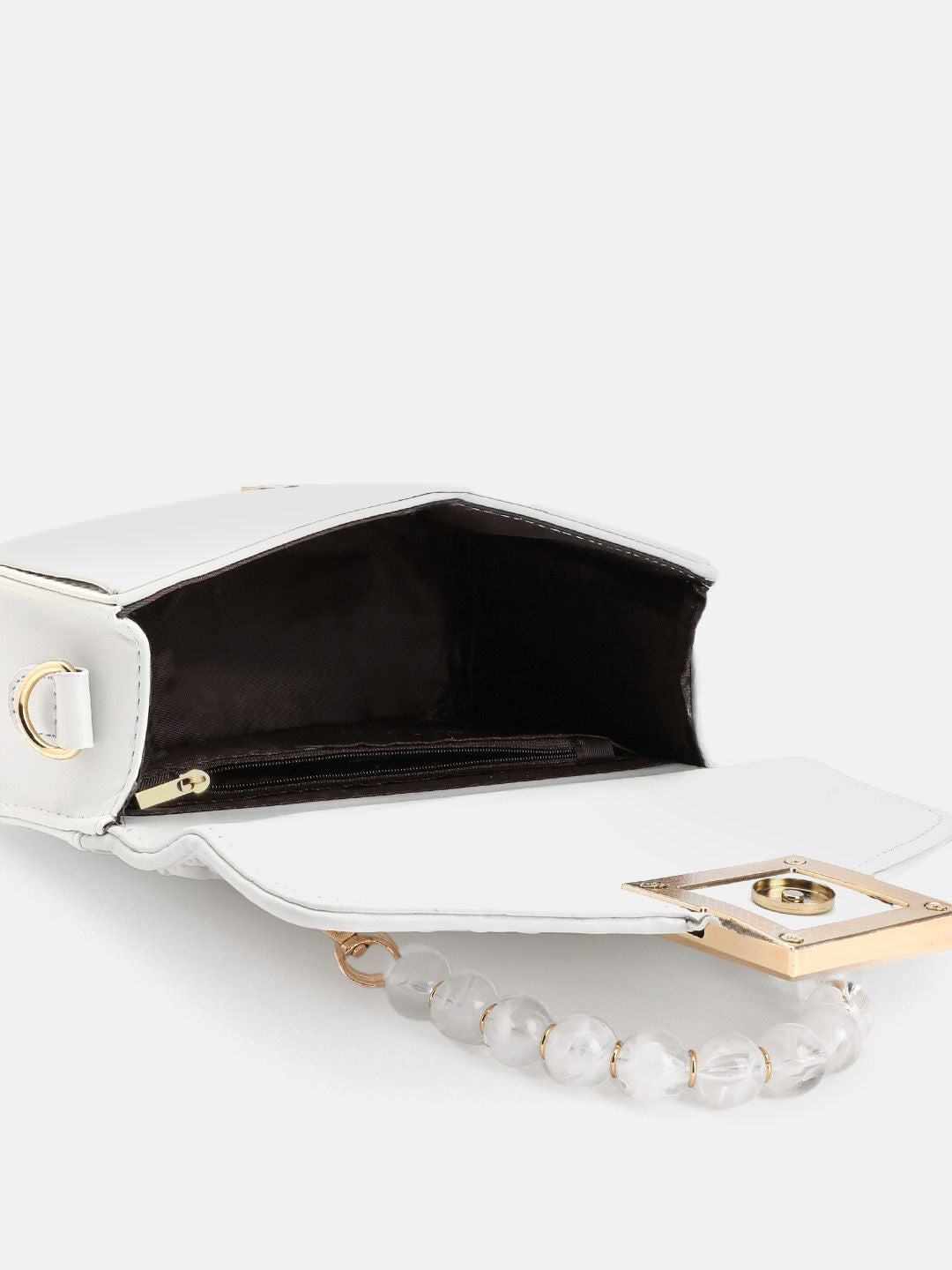DressBerry Textured Structured Satchel