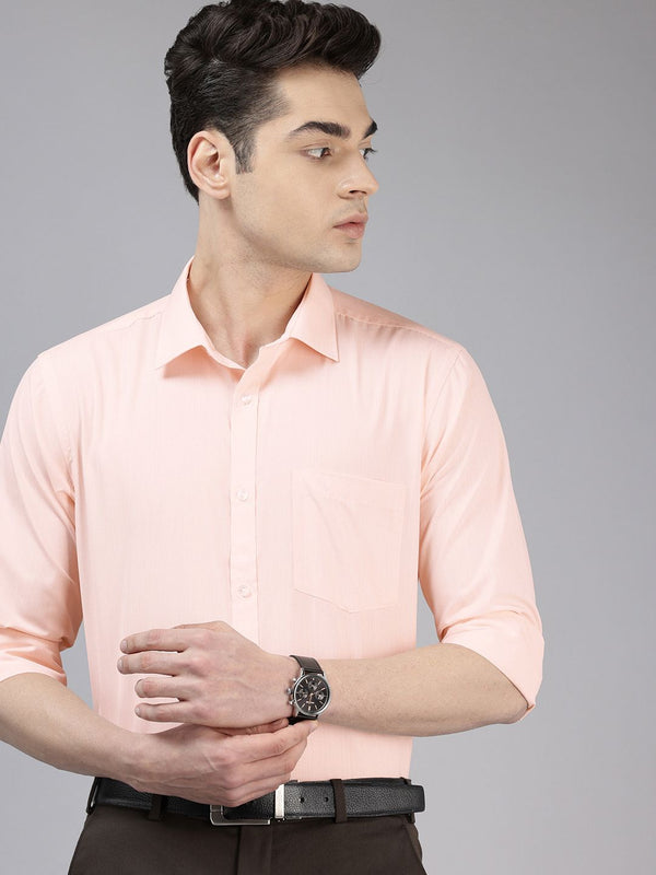 Park Avenue Slim Fit Textured Formal Shirt