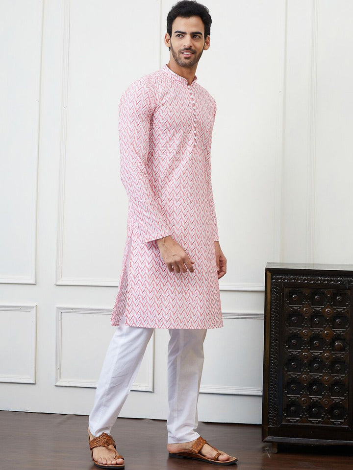 See Designs Chikankari Embroidered Cotton Kurta