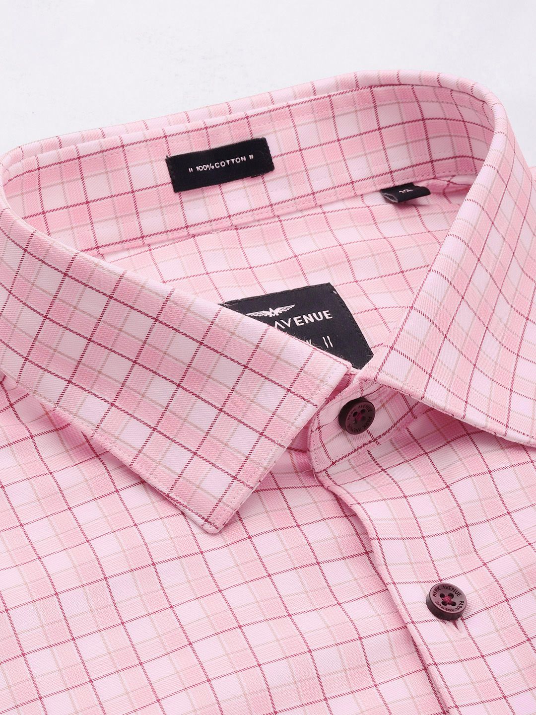 Park Avenue Slim Fit Checked Pure Cotton Formal Shirt