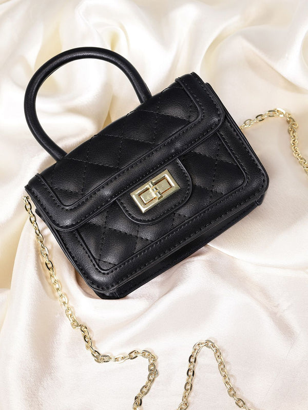 DressBerry Quilted Miniature Satchel