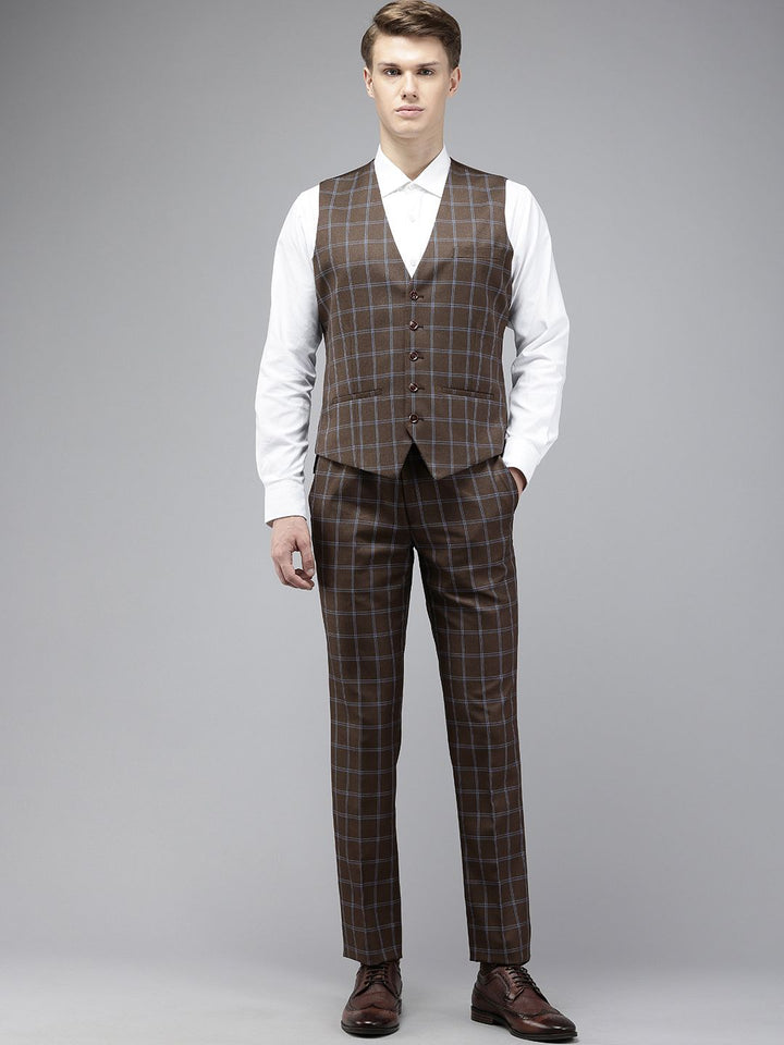 Park Avenue Single Breasted Slim Fit 3-Piece Formal Suit