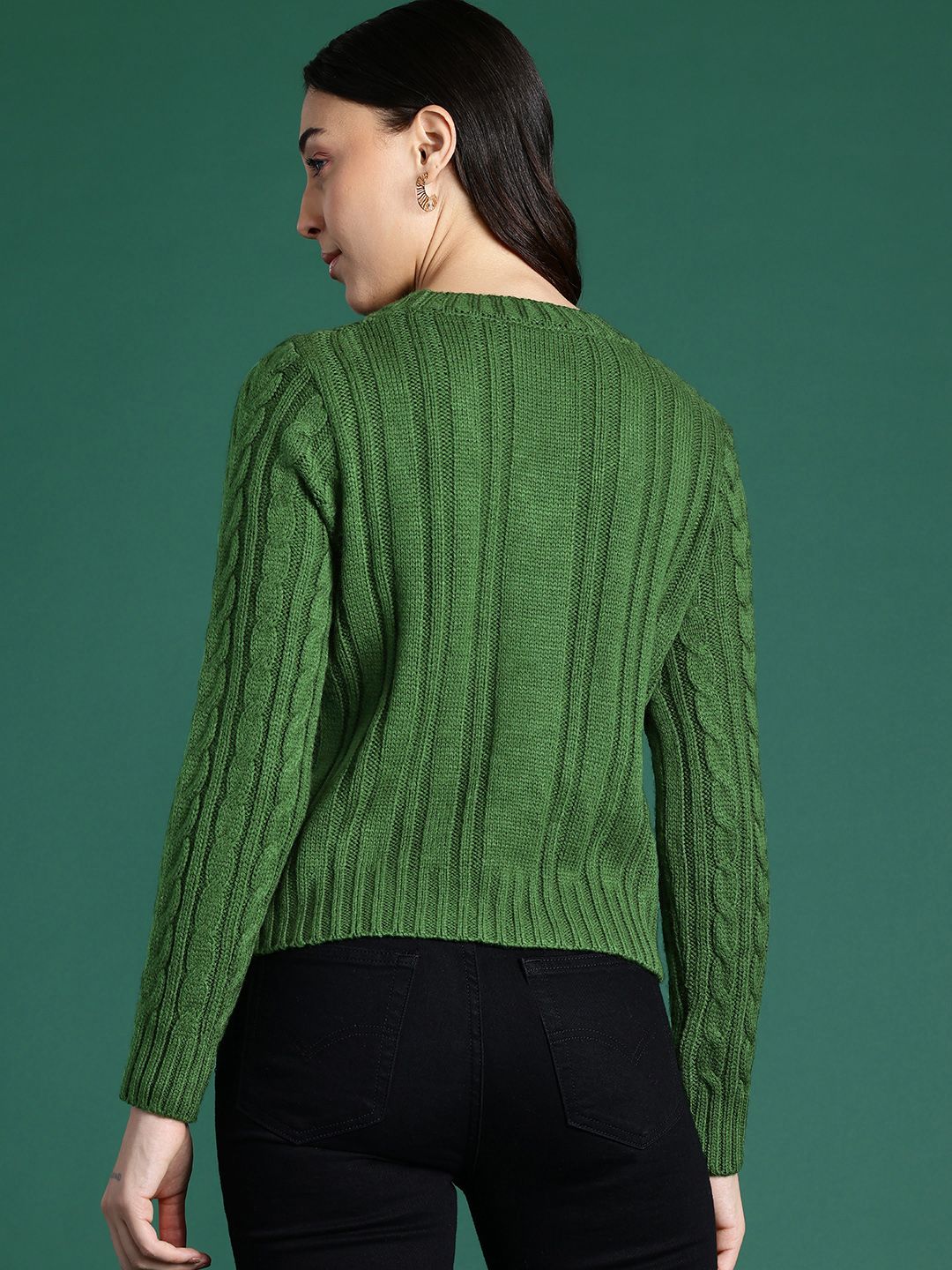 DressBerry Cable Knit Pullover