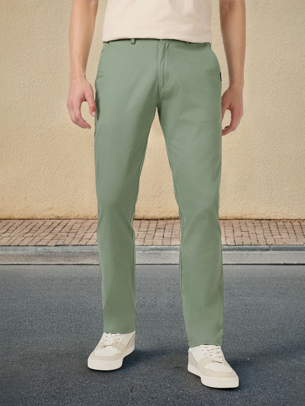 Urbano Fashion Men Slim Fit Easy Wash Cotton Chinos