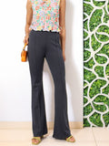 DressBerry Versatile Vogue High-Waist Paneled Trousers