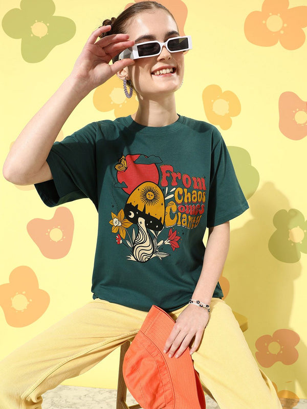 DILLINGER Pure Cotton Printed Oversize T-shirt