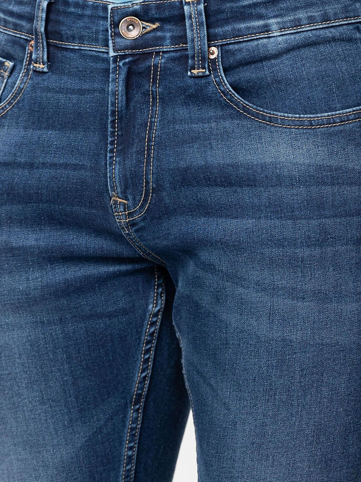 SPYKAR Men Tapered Fit Light Fade Stretchable Cotton Jeans