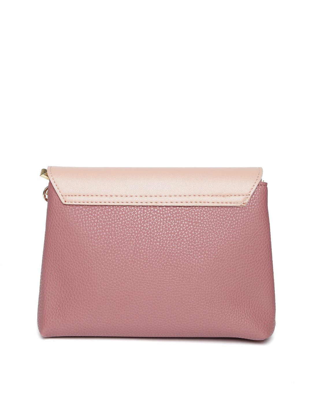 Lino Perros Mauve & Pink Colourblocked Sling Bag