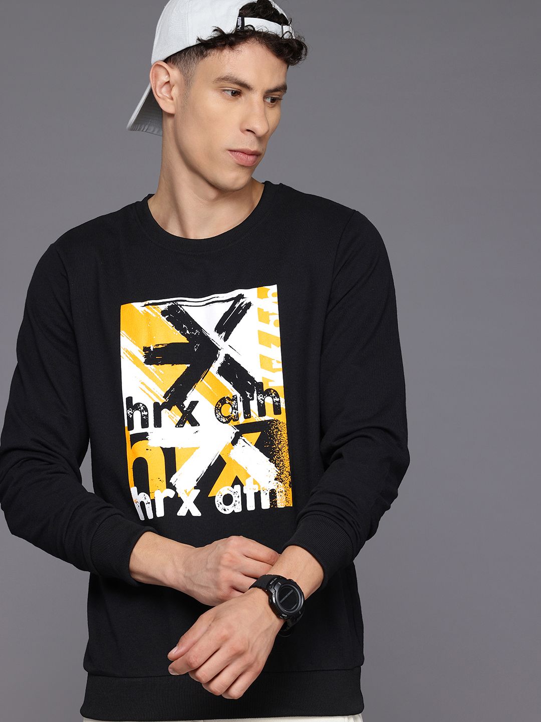 HRX by Hrithik Roshan Printed Lifestyle Sweatshirt