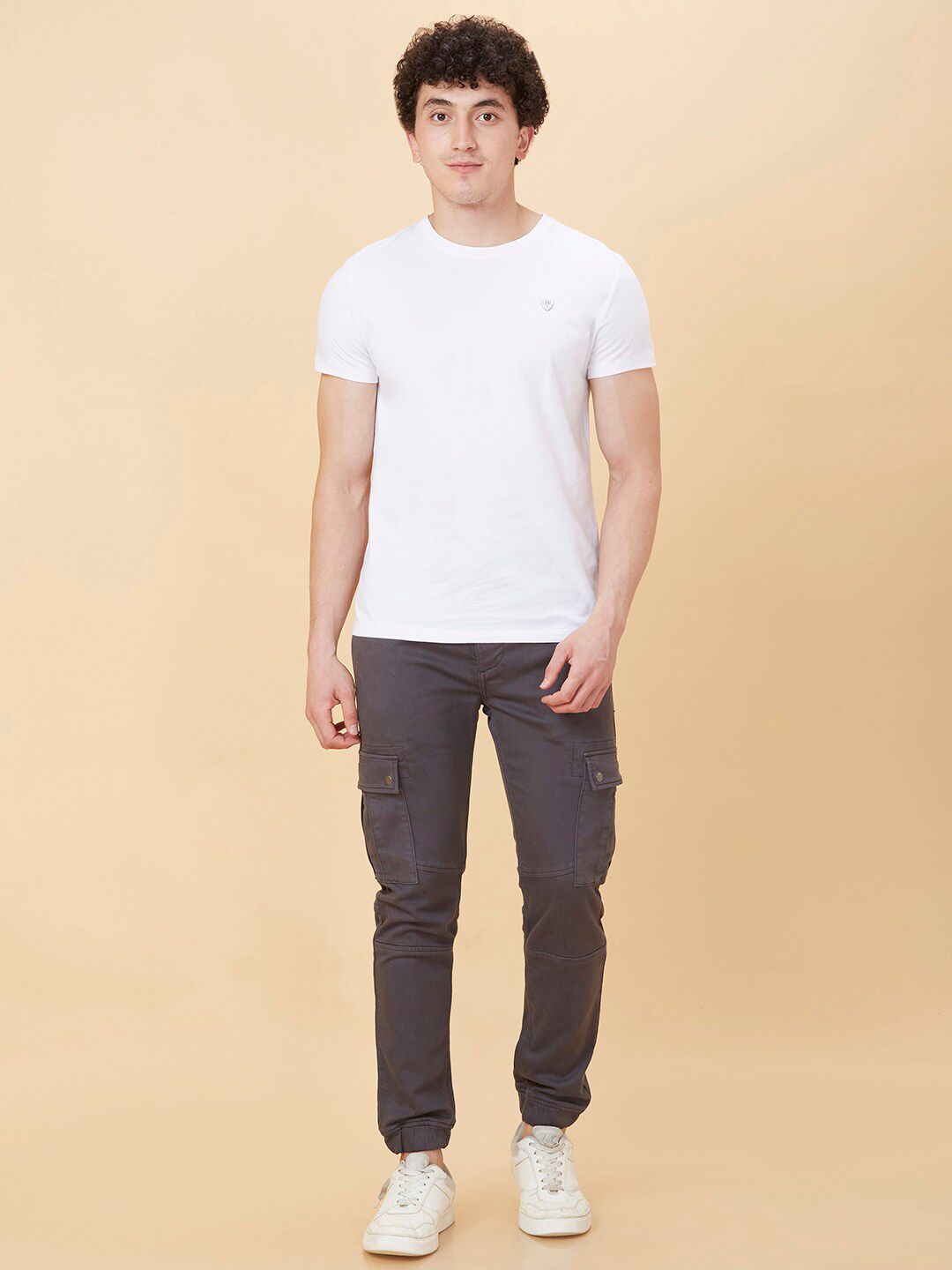 Being Human Cotton Round Neck Short Sleeves Pockets Casual T-shirt