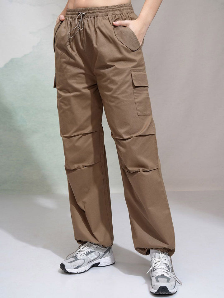 Street By Tokyo Talkies Women Mid Rise Straight Fit Trouser