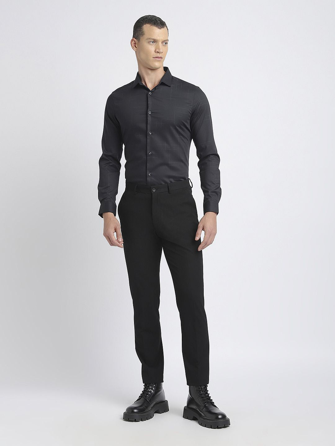 THE BEAR HOUSE Slim Fit Pure Cotton Formal Shirt