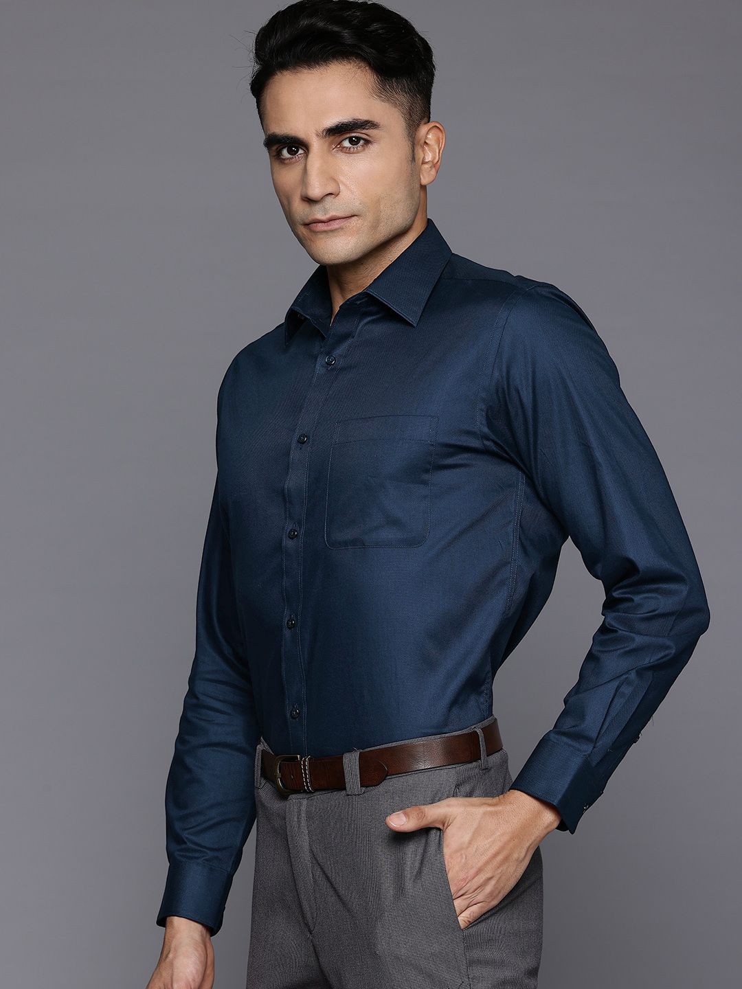 Raymond Pure Cotton Slim Fit Formal Shirt