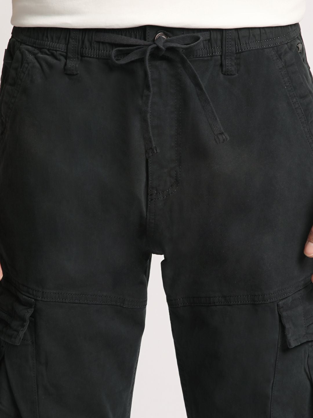 THE BEAR HOUSE Men Mid-Rise Regular Fit Cargos Trousers