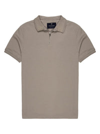 Thomas Scott Men Self Design Polo Collar Oversized T-shirt