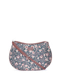 ZOUK Floral Printed Structured Jute Sling Bag