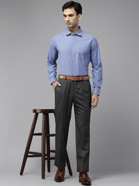 Park Avenue Men Striped Formal Trousers
