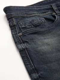 Being Human Men Slim Straight Fit Heavy Fade Stretchable Jeans