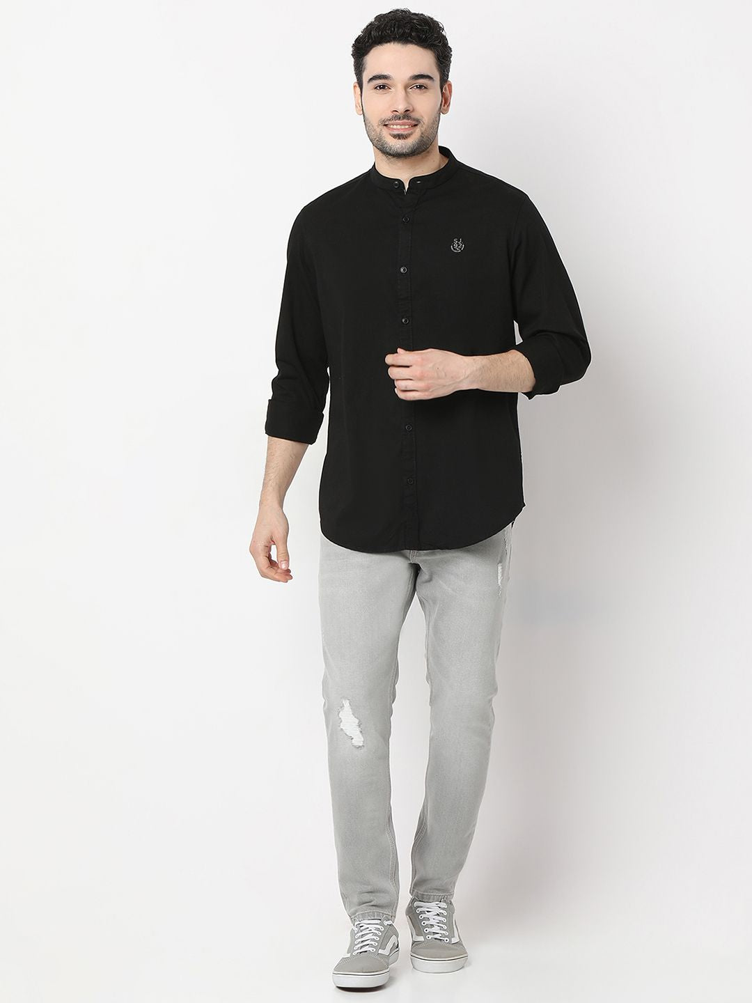 SPYKAR Pure Cotton Slim Fit Casual Shirt
