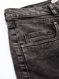 all about you Women Mom Fit High-Rise Heavy Fade Stretchable Jeans