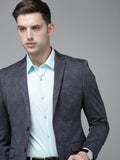 Park Avenue Self Design Regular Fit Single-Breasted Formal Blazer