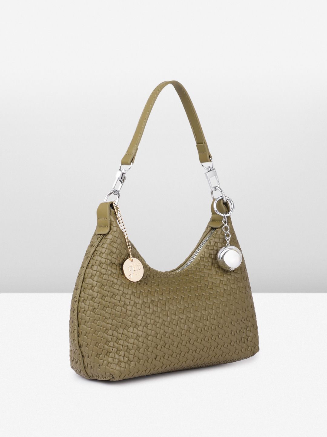 all about you Textured Structured Hobo Bag