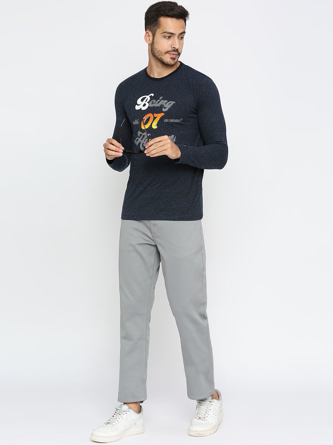 Being Human Men Mid Rise Clean Look Jeans